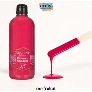 ART IST Multisurfaces Hibrit Akrilik Boyalar 500ML -  010 Yakut Kırmızı