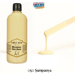 ART IST Multisurfaces Hibrit Akrilik Boyalar 500ML -  050 Şampanya