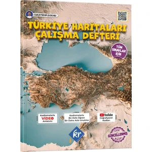 Kr Akademi Yayınları Coğrafyanın Kodları Türkiye Haritaları Çalışma Defteri (Tüm Sınavlar Için)Akademi
