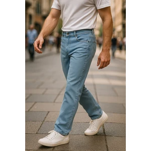 Cedy Denım Erkek Yüksel Bel Bol Kesim Boru Paça Kot Pantolon Reguler Fit Jean C336