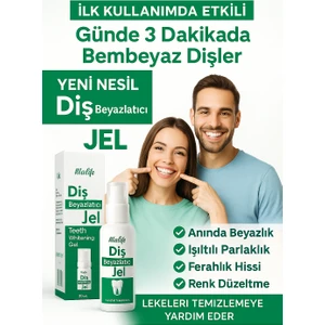 ✨🦷 Beyazlatıcı İlla Life Diş Temizleme Jeli – Limon Aromalı, Hassas Dişler İçin Vegan 50 ml 🍋