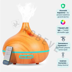 550 ml Otomatik Hava Nemlendirici Buhar Makinesi Oda Nemlendirici Aroma Difüzör