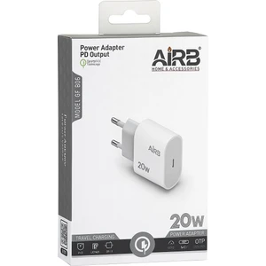 Aırb 20W Type-C Pd Şarj Adaptörü | Hızlı Şarj Başlığı | iPhone 15 / Samsung / Xiaomi Uyumlu