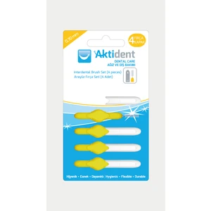 Arayüz Fırçası Yumuşak Kıllı Esnek Tasarım 3.5 mm 4 Adet Diş Bakımı Seti