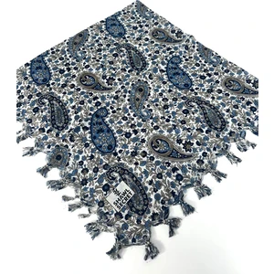 Shawl Secret Sökme Boncuklu Pamuk Yazma - 05868-02