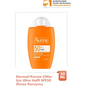 Ultra Fluid Invisible Normal/Karma Ciltler İçin Ultra Hafif SPF 50 Güneş Kremi 50 ml