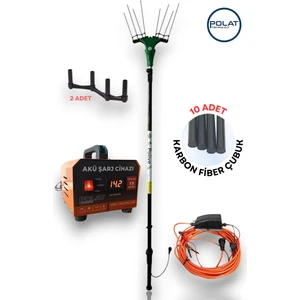 Polıve 5000 Zeytin Hasat Makinesi ve Polat 12VOLT Trafolu Akü Şarj Cihazlı