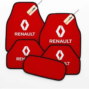 Renault Için Oto Halı Paspas Seti 5 Parça – Kaymaz Tabanlı, Su Geçirmez, Kolay Temizlenir
