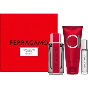 Salvatore Ferragamo Red Leather Edp 100 ml Set.erkek