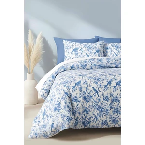 Nova Mavi Çift Kişilik Nevresim Takımı Pamuklu