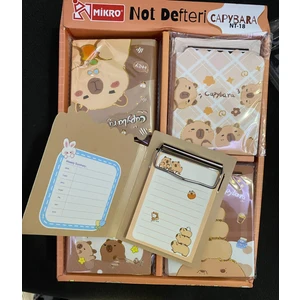 Cg Kids Capybara Not Defteri 1 Adet Ister 3 Adet Ister 5 Adet Alabilirsiniz