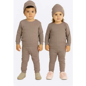 Unisex 3'lü Kaşkorse Bebe Takım