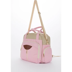 Anne Bebek Bakım Sırt Çantası Geniş Hacimli 3 Termal Gözlü Puset Askı Aparatlı Su Geçirmez Çok Bölmeli Fonksiyonel Omuz Çantası