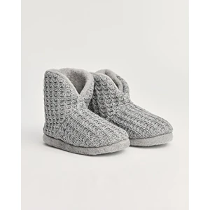 NIKOS Kadın Örgü Detaylı Panduf Ev Kullanımı için Konforlu Tekstil