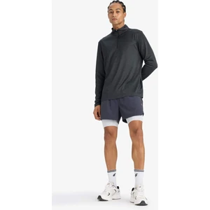 Slim Fit Dar Kesim Sporcu İçi Taytlı Kısa Paça Şort E9365AX25AU