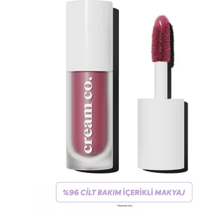 Cream Co. Allık Ruj Göz Farı Glow Tint Rich Berry | Nemlendirici Makyaj | 502 Bordo | Hyaluronik Asit Peptit