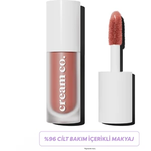 Cream Co. Allık Ruj Göz Farı Glow Tint Soft Mocha | Nemlendirici Makyaj | 504 Nude | Hyaluronik Asit Peptit