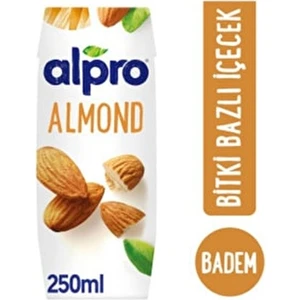 Bademli İçecek Laktozsuz ve Bitki Bazlı 250 ml Düşük Şeker ve Kalsiyum Kaynağı