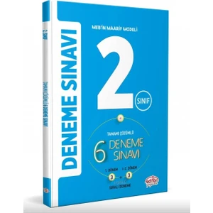Editör Yayınları 2.Sınıf 3+3 Çözümlü 6 Deneme Sınavı