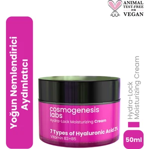 Cosmogenesis Labs Yoğun Nemlendirici Yüz Kremi 50ml – Hassas Ciltlere Özel Su Bazlı Ton Eşitleyici Vegan