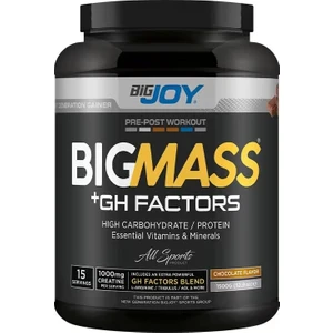 Bigjoy Sports Bigmass Mass Gainer Gh factors Karbonhidrat Protein Çikolatalı 1200g