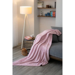 Duru-Home Welsoft Tv Battaniyesi 120×170 – Ekstra Soft & Yumuşak – Pudra