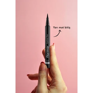 Likit Kalem Eyeliner Siyah Yarı Mat Yoğun Pigmentli Suya Dayanıklı Hassas Uçlu