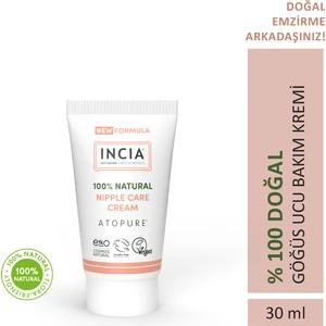 %100 Doğal Göğüs Ucu Bakım Kremi Yumuşatma Ve Koruma Lanolin İçermez 30 ml