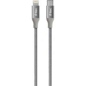 ttec AlumiCable USB-C - Lightning Hızlı Şarj Kablosu 150 cm Uzay Grisi 2DK41UG