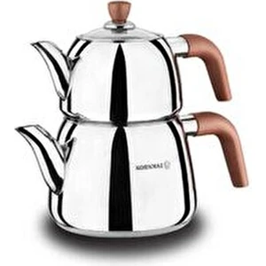 Rosa Vita Çaydanlık Takımı 2 lt Paslanmaz Çelik Estetik Tasarım Isıya Dayanıklı