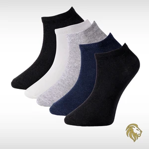 Lion Monroe Erkek 5’li Pamuklu Penye Patik Çorap Kısa Terletmeyen F3180GXNS