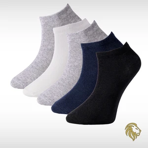 Lion Monroe Erkek 5'li Penye Patik Kısa Çorap Premium F3180KXNS