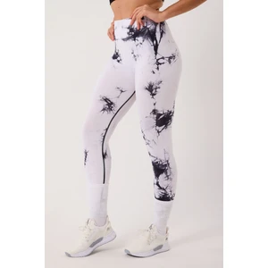 Spor Tayt Batik Desenli Dikişsiz Esnek ve Toparlayıcı Push Up Kadın Tayt