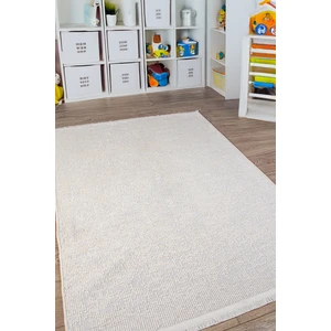 Saklı Home Beyaz Krem Şönil Kilim Salon Oturma Çocuk Odası Hasır Sisal Yolluk Dokuma Makine Halısı Mutfak