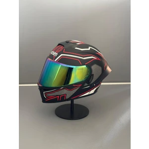 WS-202 Güneş Vizörlü Çene Açılır Kask (Renkli Vizörlü) C1