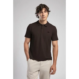 Lee Cooper Resao Erkek Polo Yaka T-Shirt Kahve
