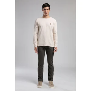 Lee Cooper Lecosa Erkek O Yaka Sweatshirt Bej