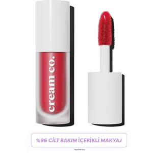 Cream Co. Allık Ruj Göz Farı Glow Tint Deep Red | Nemlendirici Makyaj | 501 Kırmızı | Hyaluronik Asit Peptit