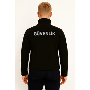 Nakış Işlemeli Kalın Polar Erkek 2 Cepli Özel Güvenlik Poları - Göğüsten Logolu