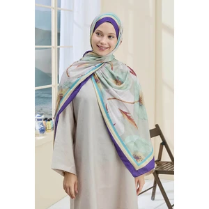 Gelincik Desen Bambu Şal