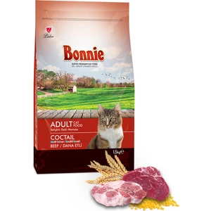 Renkli Taneli Sığır Etli Yetişkin Kedi Maması 1,5 Kg