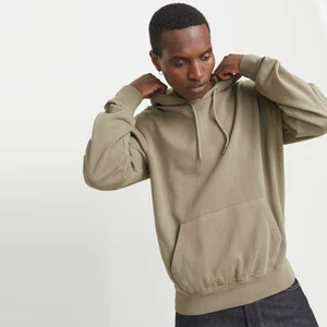Jack & Jones Erkek Kapüsonlu Düz Renk Sweatshirt- Charge
