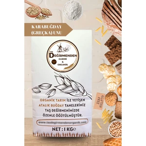 Taş Değirmenden Organik Atalık Karabuğday (Greçka) Unu (Gluten İçermez) - 1 Kilo