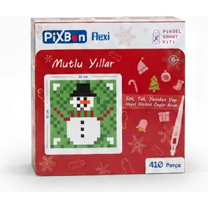 Flexi Piksel Sanat Kiti – Yılbaşı Temalı Piksel Sanatı - Mozaik - 10*10 cm - PFY1008