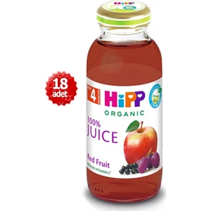 Organik  x 18 Adet Kırmızı Meyveli Elma Suyu 200 ml
