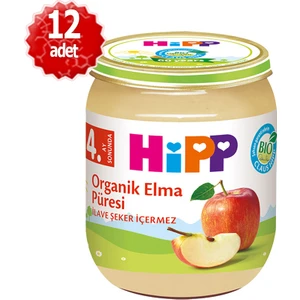 Organik x 12 Adet Elma Püresi 125 gr