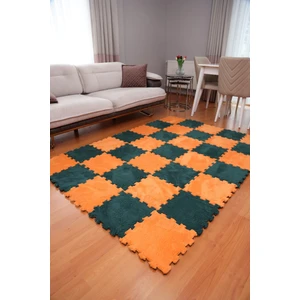 Peluş Kreş Halısı Anaokulu Puzzle Halı Japon Halı 50X50