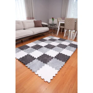 Peluş Kreş Halısı Anaokulu Puzzle Halı Japon Halı 50X50