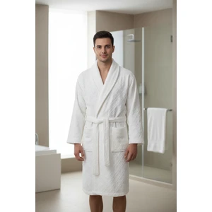 Kadife Jakarlı Erkek Bornoz