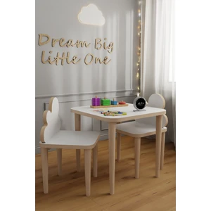 Alpa Ev Mobilya Çocuk Masası Çocuk Masa Sandalye Takımı Oyun Aktivite Masası Silinebilir Yüzey 2- 5 Yaş